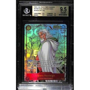 BGS 9.5 Silvers Rayleigh Manga Art SEC OP08-118 - 2024