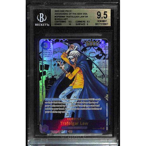 BGS 9.5 Trafalgar Law Manga Art SR OP05-069