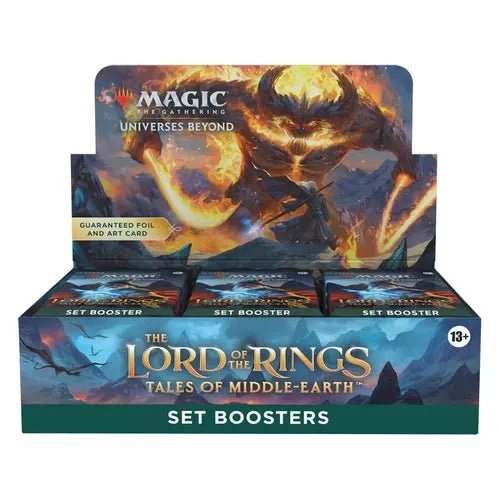 The Lord of the Rings: Tales of Middle-Earth Set Booster Display