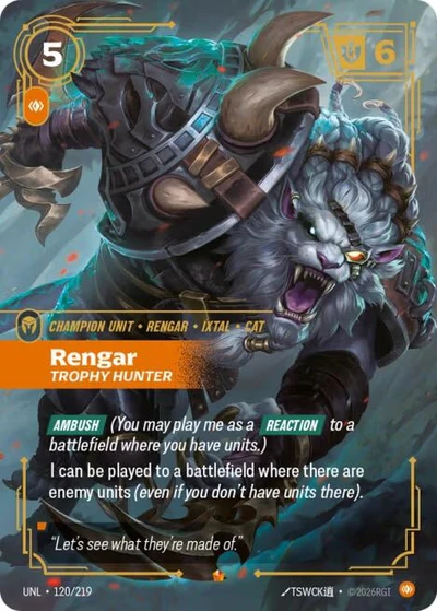 Rengar - Trophy Hunter (120/219)