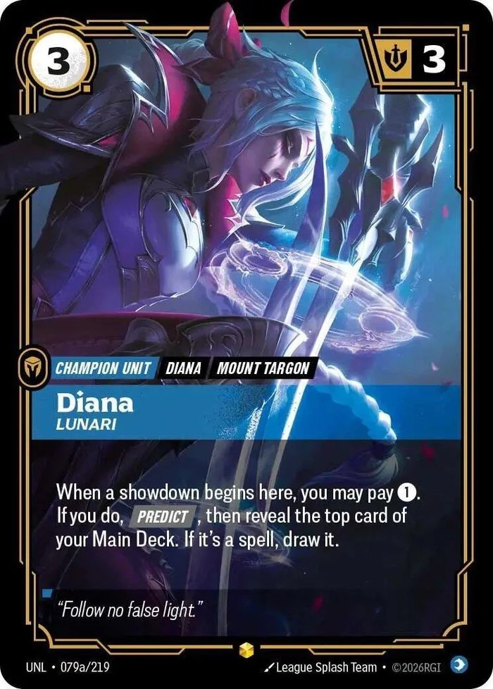 Diana - Lunari (Alternate Art) (079a/219)