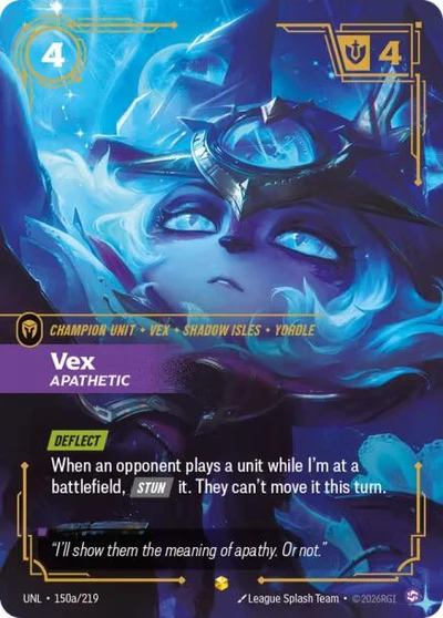 Vex - Apathetic (Alternate Art) (150a/219)