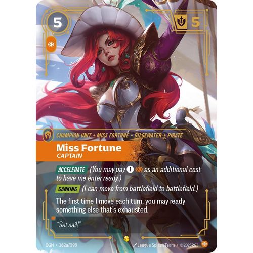 Miss Fortune - Captain (Alternate Art) (162a/298) (Origins)